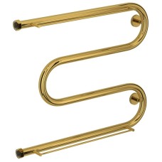 Полотенцесушитель водяной 500х650 золотой Сунержа М-образный +2 полки 03-4008-5065