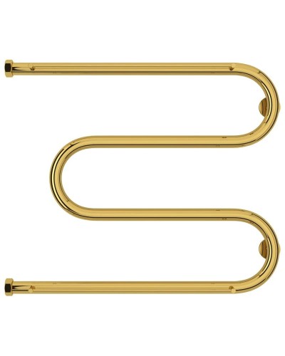 Полотенцесушитель водяной 500х650 золотой Сунержа М-образный +2 полки 03-4008-5065