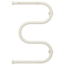 Полотенцесушитель водяной 600х400 античное белое золото Сунержа М-образный +2 полки 10-4008-6040