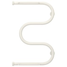 Полотенцесушитель водяной 600х400 белый глянец Сунержа М-образный +2 полки 12-4008-6040