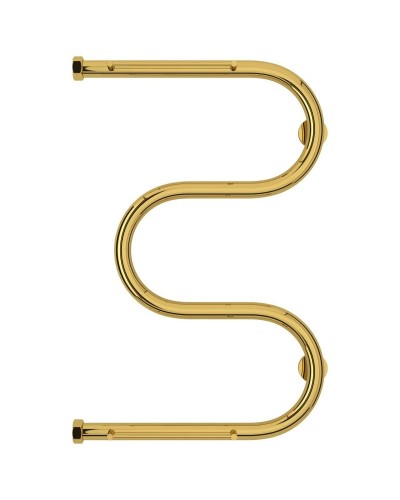 Полотенцесушитель водяной 600х400 золотой Сунержа М-образный +2 полки 03-4008-6040