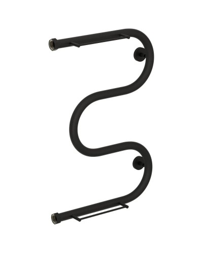 Полотенцесушитель водяной 600х400 темный титан муар Сунержа М-образный +2 полки 15-4008-6040