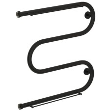 Полотенцесушитель водяной 600х600 черный матовый Сунержа М-образный +2 полки 31-4008-6060