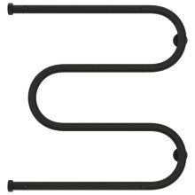 Полотенцесушитель водяной 600х600 черный матовый Сунержа М-образный +2 полки 31-4008-6060