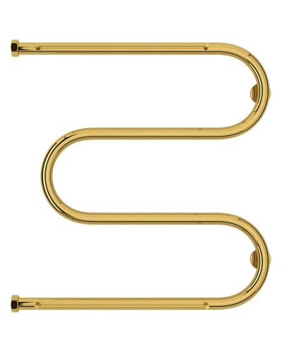 Полотенцесушитель водяной 600х600 золотой Сунержа М-образный +2 полки 03-4008-6060