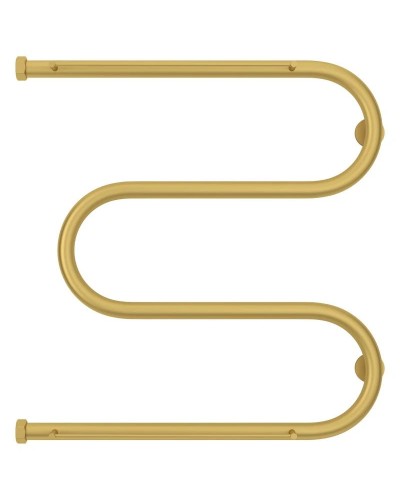 Полотенцесушитель водяной 600х600 золотой матовый Сунержа М-образный +2 полки 032-4008-6060