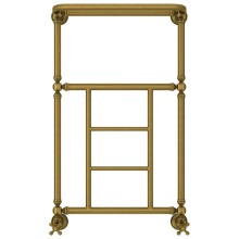 Полотенцесушитель водяной 860х500 состаренная  бронза Сунержа Ренессанс 1452 05-0282-8650