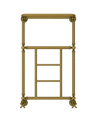 Полотенцесушитель водяной 860х500 состаренная  бронза Сунержа Ренессанс 1452 05-0282-8650