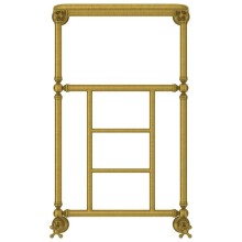 Полотенцесушитель водяной 860х500 состаренная латунь Сунержа Ренессанс 1452 051-0282-8650