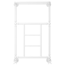 Полотенцесушитель водяной 860х500 белый глянец Сунержа Ренессанс 1452 12-0282-8650