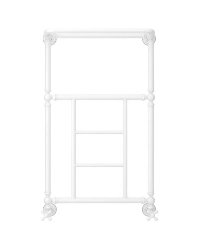 Полотенцесушитель водяной 860х500 белый глянец Сунержа Ренессанс 1452 12-0282-8650