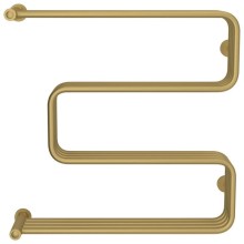 Полотенцесушитель водяной 600х600 золотой матовый Сунержа Фабула М 032-0126-6060