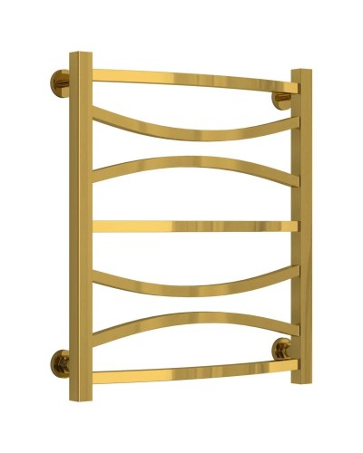 Полотенцесушитель водяной 600х500 золотой Сунержа Ажур 03-0255-6050