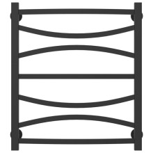 Полотенцесушитель водяной 600х500 темный титан муар Сунержа Ажур 15-0255-6050