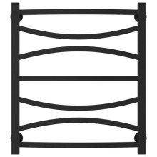 Полотенцесушитель водяной 600х500 черный матовый Сунержа Ажур 31-0255-6050