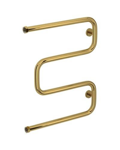 Полотенцесушитель водяной 600х500 золотой Сунержа Ш-образный 03-0014-6050