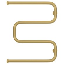 Полотенцесушитель водяной 600х500 золотой матовый Сунержа Ш-образный 032-0014-6050