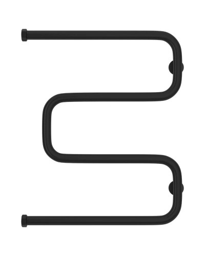 Полотенцесушитель водяной 600х500 черный матовый Сунержа Ш-образный 31-0014-6050