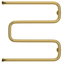 Полотенцесушитель водяной 600х600 золотой Сунержа Ш-образный 03-0014-6060