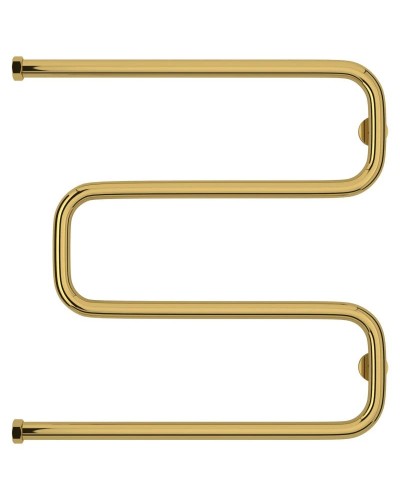 Полотенцесушитель водяной 600х600 золотой Сунержа Ш-образный 03-0014-6060