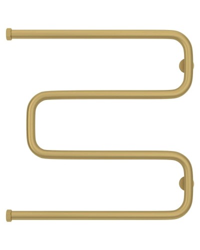 Полотенцесушитель водяной 600х600 золотой матовый Сунержа Ш-образный 032-0014-6060