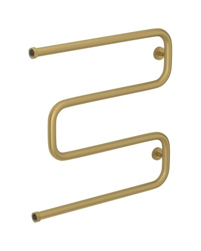 Полотенцесушитель водяной 600х600 золотой матовый Сунержа Ш-образный 032-0014-6060