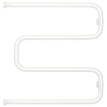 Полотенцесушитель водяной 600х600 белый глянец Сунержа Ш-образный 12-0014-6060