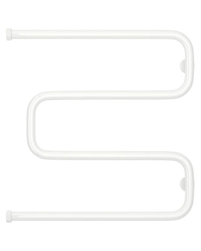 Полотенцесушитель водяной 600х600 белый глянец Сунержа Ш-образный 12-0014-6060