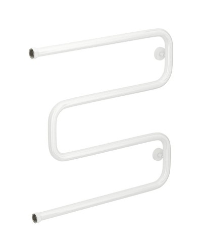 Полотенцесушитель водяной 600х600 белый глянец Сунержа Ш-образный 12-0014-6060