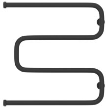 Полотенцесушитель водяной 600х600 темный титан муар Сунержа Ш-образный 15-0014-6060