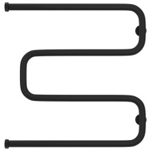 Полотенцесушитель водяной 600х600 черный матовый Сунержа Ш-образный 31-0014-6060