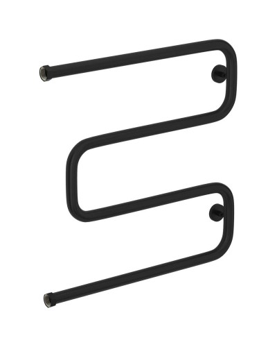 Полотенцесушитель водяной 600х600 черный матовый Сунержа Ш-образный 31-0014-6060