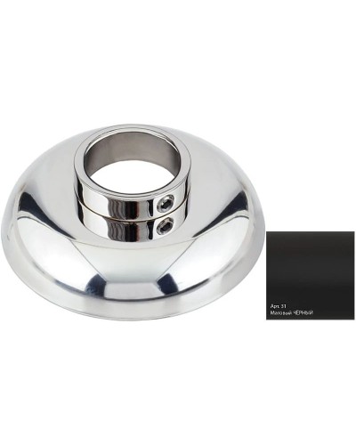 Отражатель декоративный d - 26,9 мм черный матовый Сунержа 31-1028-0002