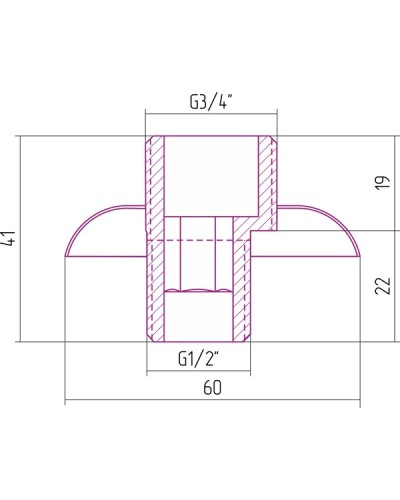 Отражатель с эксцентриком белый матовый Сунержа 30-1508-0000