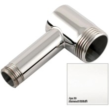 Уголок переходной 1" нар.р. - 1/2" нар.р. белый матовый Сунержа 30-1506-0112