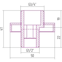 Отражатель с эксцентриком черный матовый Сунержа Tube 31-1507-0000