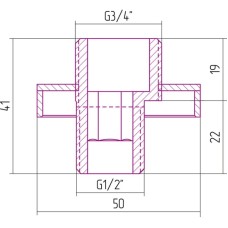 Отражатель с эксцентриком белый матовый Сунержа Tube 30-1507-0000