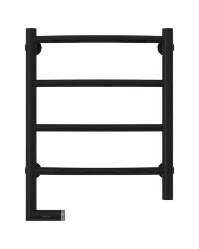 Полотенцесушитель электрический 500х400 черный матовый МЭМ левый Сунержа Галант 2.0 31-5200-5040