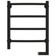 Полотенцесушитель электрический 500х400 черный матовый МЭМ правый Сунержа Галант 2.0 31-5201-5040