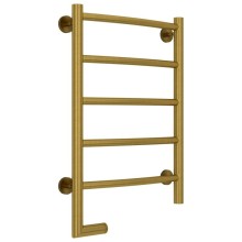 Полотенцесушитель электрический 600х400 состаренная латунь МЭМ левый Сунержа Галант 2.0 051-5200-6040