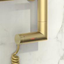 Полотенцесушитель электрический 600х400 шампань матовая МЭМ правый Сунержа Галант 2.0 022-5201-6040