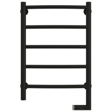 Полотенцесушитель электрический 600х400 черный матовый МЭМ правый Сунержа Галант 2.0 31-5201-6040