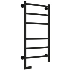 Полотенцесушитель электрический 800х400 черный матовый МЭМ левый Сунержа Галант 2.0 31-5200-8040
