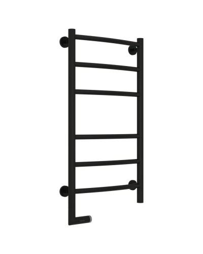 Полотенцесушитель электрический 800х400 черный матовый МЭМ левый Сунержа Галант 2.0 31-5200-8040