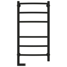 Полотенцесушитель электрический 800х400 черный матовый МЭМ левый Сунержа Галант 2.0 31-5200-8040