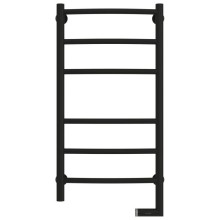 Полотенцесушитель электрический 800х400 черный матовый МЭМ правый Сунержа Галант 2.0 31-5201-8040