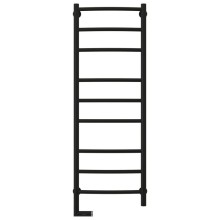 Полотенцесушитель электрический 1200х400 черный матовый МЭМ левый Сунержа Галант 2.0 31-5200-1240