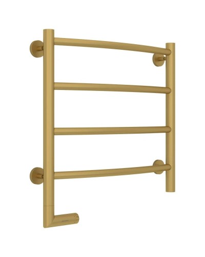 Полотенцесушитель электрический 500х500 золотой матовый МЭМ левый Сунержа Галант 2.0 032-5200-5050