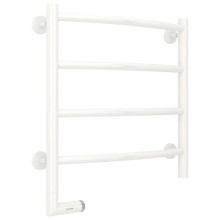 Полотенцесушитель электрический 500х500 белый глянец МЭМ левый Сунержа Галант 2.0 12-5200-5050