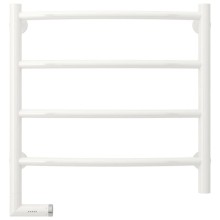 Полотенцесушитель электрический 500х500 белый глянец МЭМ левый Сунержа Галант 2.0 12-5200-5050
